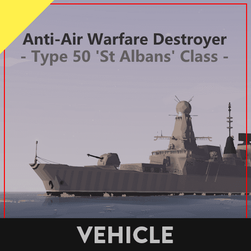 Type 50 'St Albans' Class AAW Destroyer — Stormworks: Build and Rescue Workshop preview
