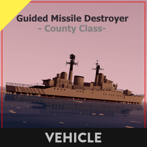 'County' Class GM Destroyer (Alternate Universe Royal Navy) — Stormworks: Build and Rescue Steam Workshop preview image