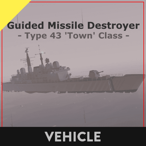 Type 43 'Town' Class Destroyer - FRA Delgado (D97) — Stormworks: Build and Rescue Steam Workshop preview image
