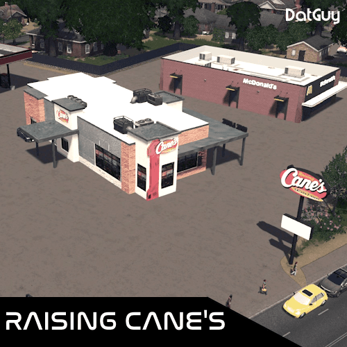Raising Cane's Chicken Fingers — Cities: Skylines Steam Workshop preview image