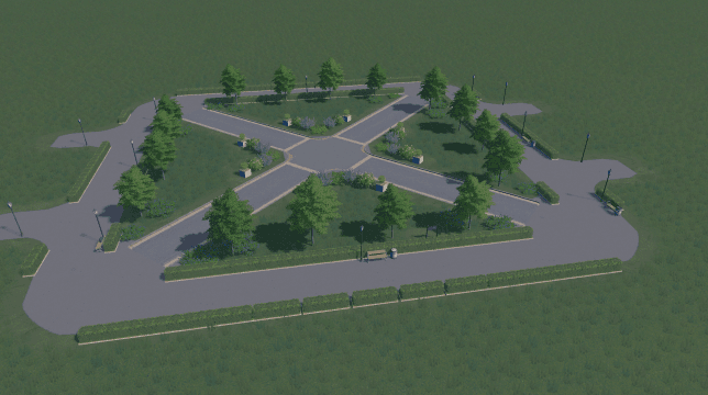 Park 10x8 French 1 — Cities: Skylines Steam Workshop preview image