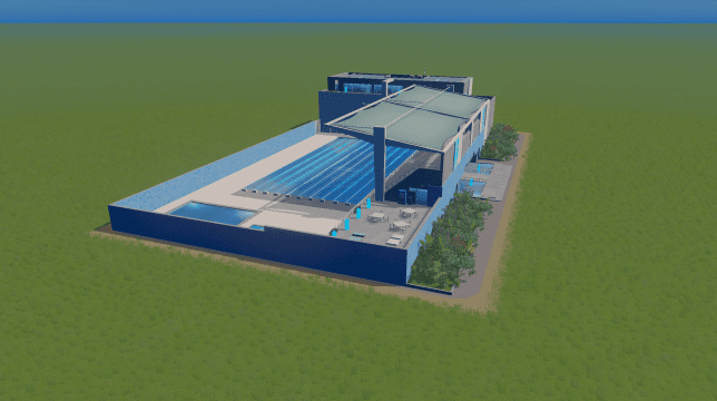 Park 12x7 Swim Club — Cities: Skylines Steam Workshop preview image