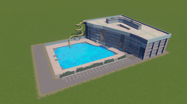 Park 13x8 Aqua fun Pool — Cities: Skylines Steam Workshop preview image