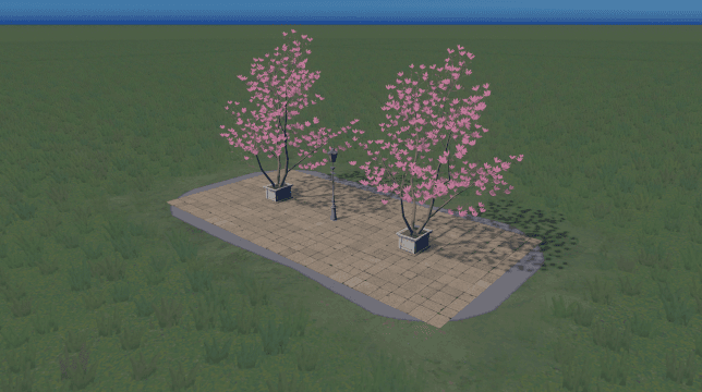 park 1x2 tree 2 — Cities: Skylines Steam Workshop preview image