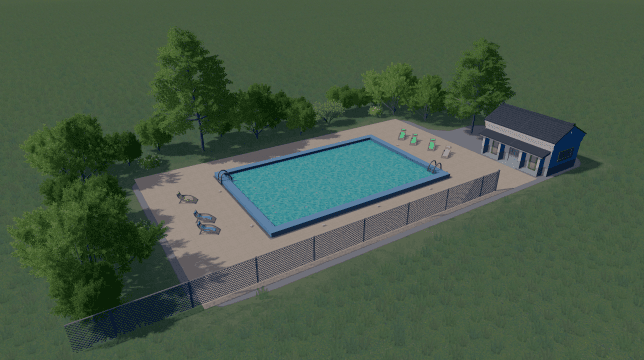 Park 7x4 Pool — Cities: Skylines Steam Workshop preview image