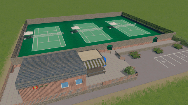 Park 7x7 Tennis Club — Cities: Skylines Steam Workshop preview image