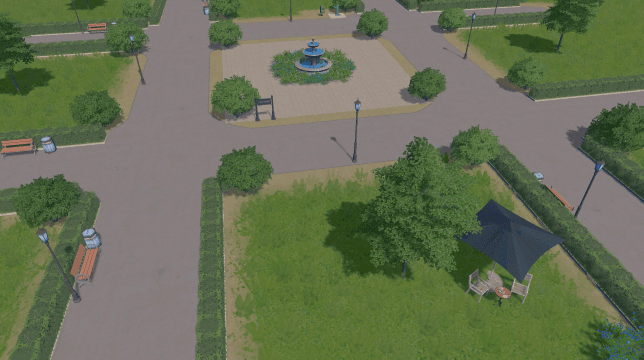 Park 8x8 French 3 — Cities: Skylines Steam Workshop preview image