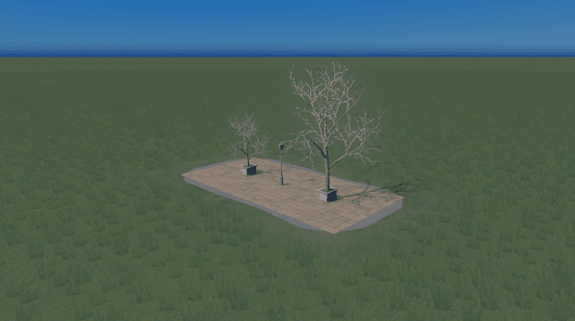 park 1x2 tree 3 — Cities: Skylines Steam Workshop preview image