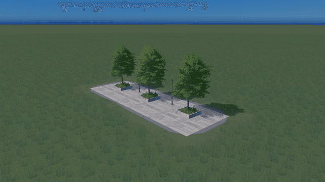 Park 1x3 Vizier tree — Cities: Skylines Steam Workshop preview image