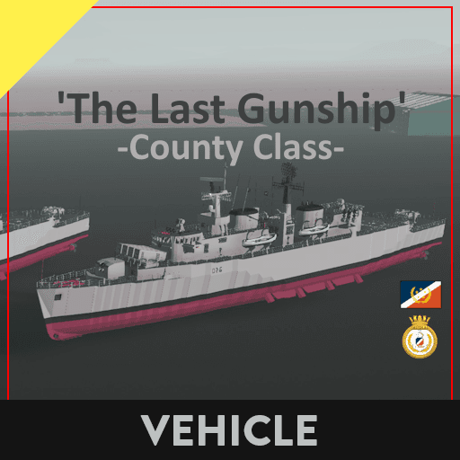 Type 16 'County' Class Destroyer-Cruiser (Batch 2) - FRA Eastvale (D26) — Stormworks: Build and Rescue Steam Workshop preview image