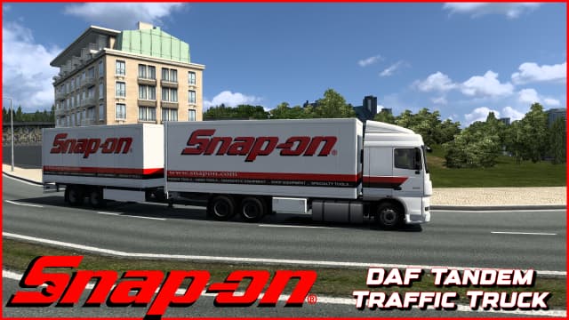 Snap-On Daf Tandem Traffic — Euro Truck Simulator 2 Steam Workshop preview image