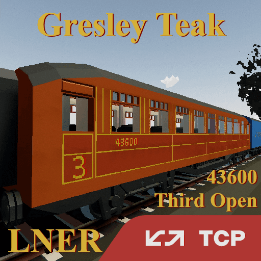 LNER Teak Third Open - 43600 [Passenger Carriage] — Stormworks: Build and Rescue Steam Workshop preview image