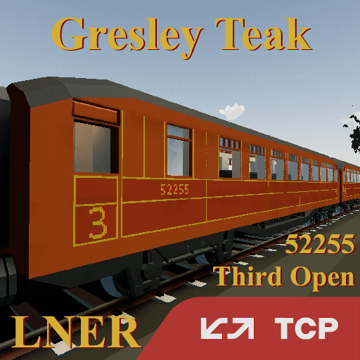 LNER Teak Third Open - 52255 [Passenger Carriage] — Stormworks: Build and Rescue Steam Workshop preview image