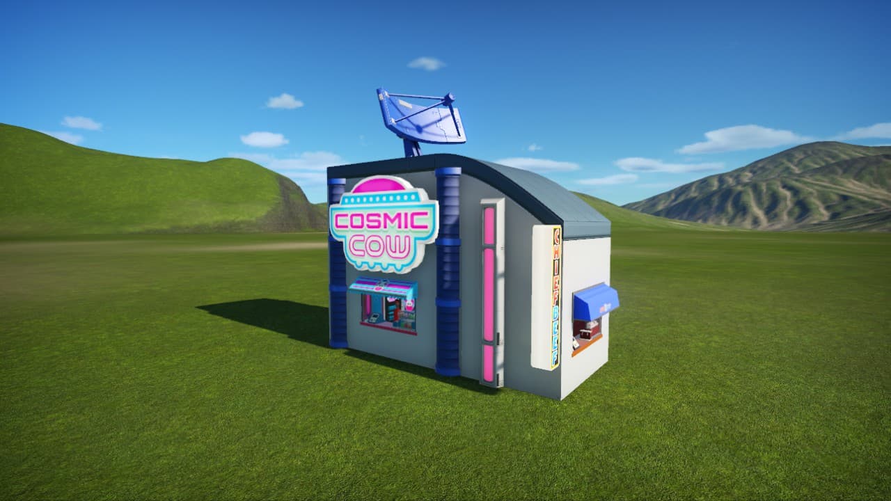 Science Fiction - Food & Drinks — Planet Coaster Workshop preview