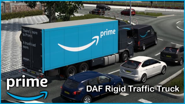 Amazon DAF Rigid Traffic Truck — Euro Truck Simulator 2 Workshop preview