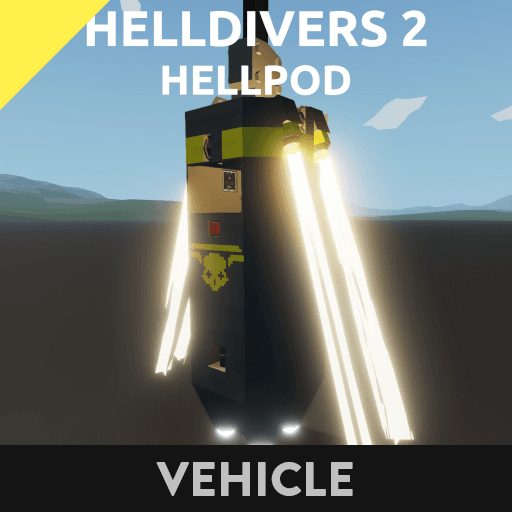 Helldivers 2 Hellpod (rocket assisted landing) — Stormworks: Build and Rescue Steam Workshop preview image