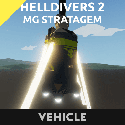 Helldivers 2 Machine Gun Sentry Stratagem (rocket assisted landing) — Stormworks: Build and Rescue Steam Workshop preview image