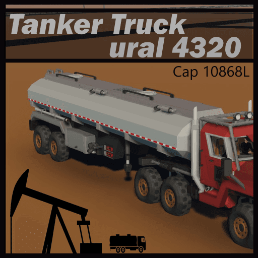 Ural 4320 Tanker Trailer — Stormworks: Build and Rescue Steam Workshop preview image
