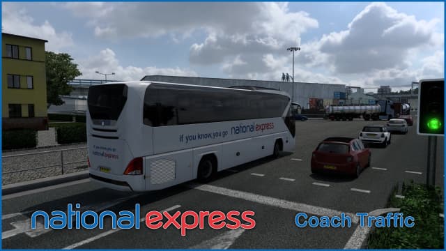 National Express coach traffic — Euro Truck Simulator 2 Steam Workshop preview image