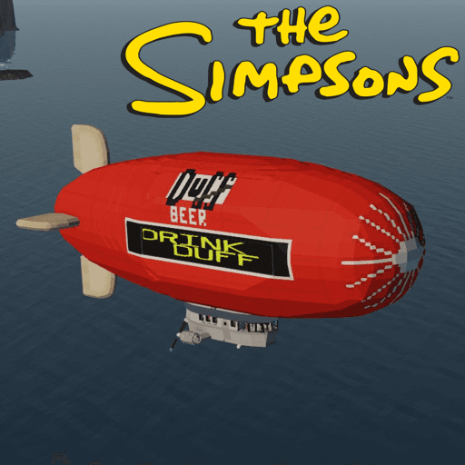 DUFF Blimp (Simpsons) — Stormworks: Build and Rescue Steam Workshop preview image