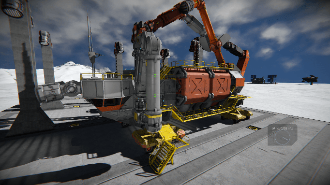 Large Mining Rover Vermilingua Mk II — Space Engineers Workshop preview