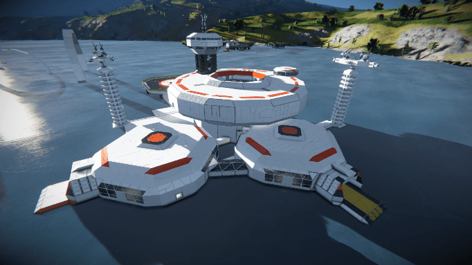 Planetary base — Space Engineers Workshop preview