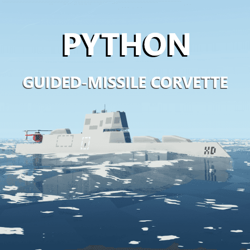 Python Guided-Missile Corvette — Stormworks: Build and Rescue Workshop preview
