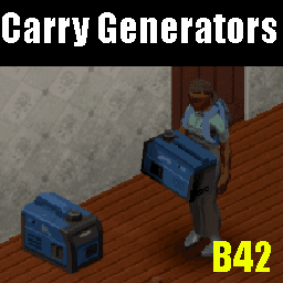 [B42] Carry visible generators — Project Zomboid Workshop preview