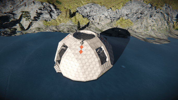 SSC base dome — Space Engineers Workshop preview