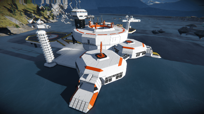 SSC planetary base 1 — Space Engineers Workshop preview