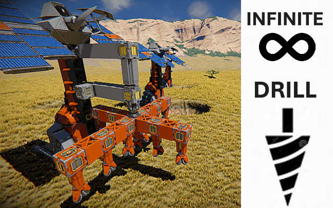 Infinite Drill — Space Engineers Steam Workshop preview image