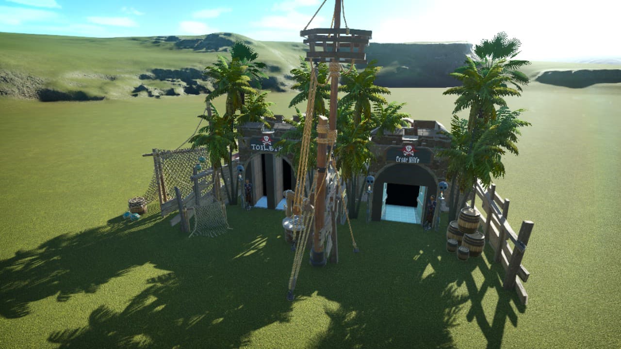 Toiletten, Erste Hilfe Piraten — Planet Coaster Steam Workshop preview image