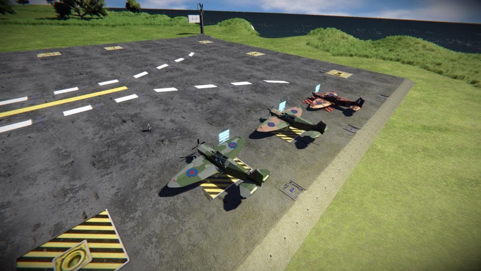 Sinura Spewflame (Supermarine Spitfire replica) — Space Engineers Workshop preview
