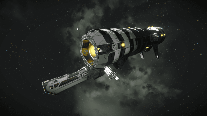 - The Ebony Worm - Pirate ship inspired by STAR WARS : Skeleton Crew — Space Engineers Steam Workshop preview image