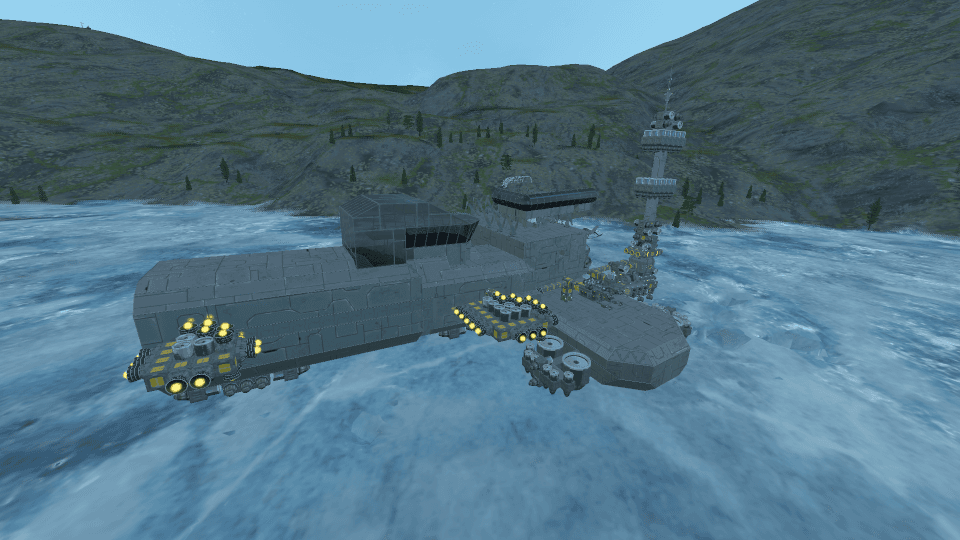 S.S ORVILLE — Space Engineers Workshop preview