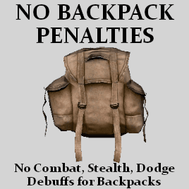 No Backpack Penalties — Kenshi Steam Workshop preview image