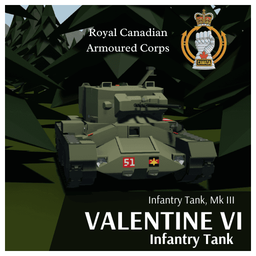 Valentine VI Infantry Tank - 1:1 Scale — Stormworks: Build and Rescue Workshop preview