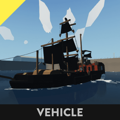 pirate ship 海賊船（のようなただの船） — Stormworks: Build and Rescue Workshop preview