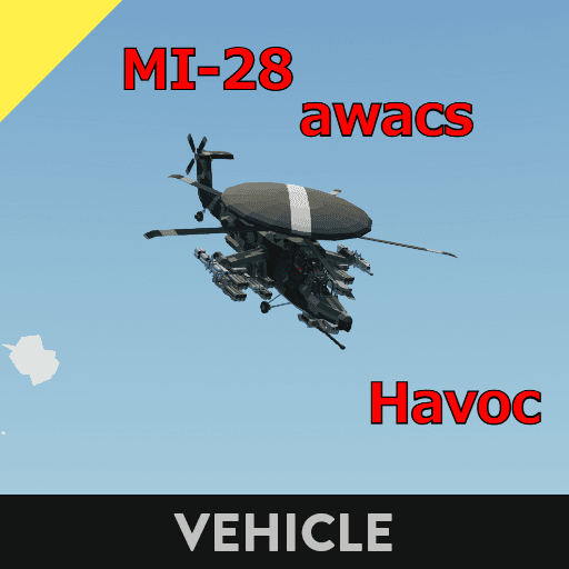 MI-28 awacs Havoc Heli — Stormworks: Build and Rescue Workshop preview
