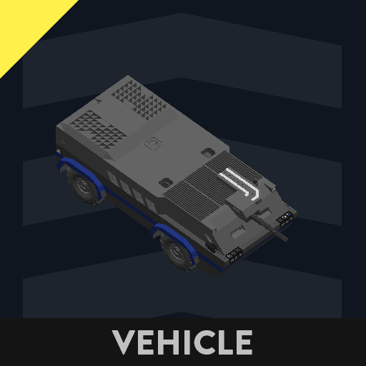 THE UNDERTEAKER With MINI gun on top Tank Car Truck — Stormworks: Build and Rescue Steam Workshop preview image