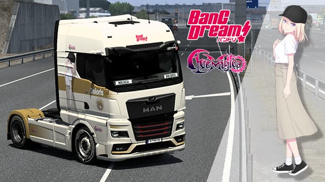 BangG Dream! Ave Mujica丨Doloris/Misumi Uika MAN TGX — Euro Truck Simulator 2 Workshop preview