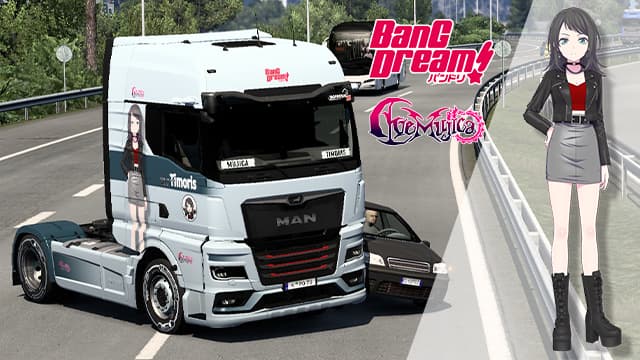 BangG Dream! Ave Mujica丨Timoris/Yahata Umiri MAN TGX — Euro Truck Simulator 2 Workshop preview