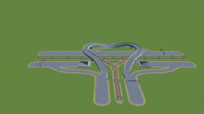 Motorway Interchange 1 — Cities: Skylines Workshop preview