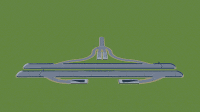 Motorway interchange 11 — Cities: Skylines Workshop preview