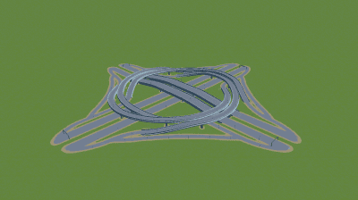 Motorway interchange 20 — Cities: Skylines Workshop preview