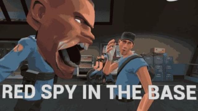 Theres a red spy in the base! — Left 4 Dead 2 Steam Workshop preview image