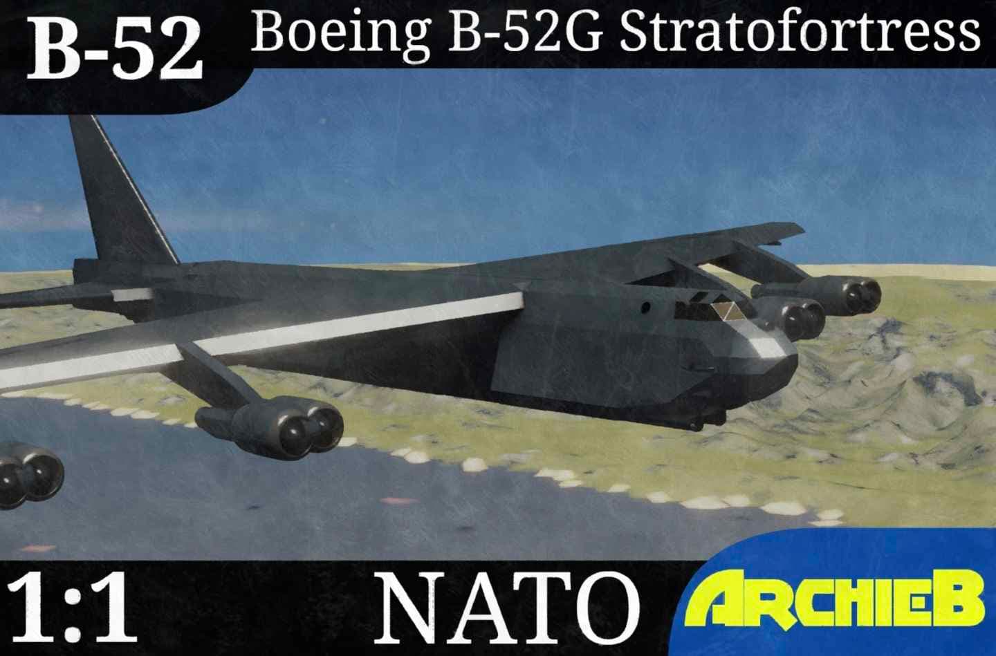 Boeing B-52G Stratofortress 1:1 Scale Replica — Space Engineers Workshop preview