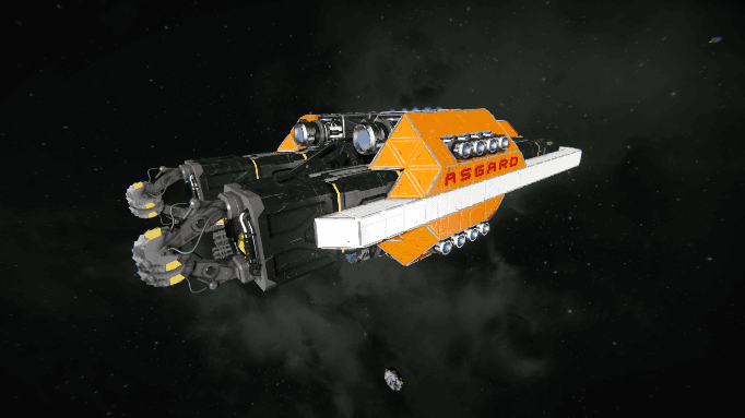 [PVT] Asgard Salvaging Drone | no mods, survival — Space Engineers Steam Workshop preview image
