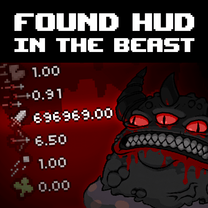 [REP(+)] Found HUD(Stats) in The Beast — The Binding of Isaac: Rebirth Workshop preview