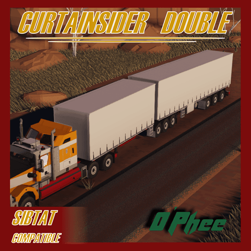 O'Phee Curtainsider B Double — Stormworks: Build and Rescue Steam Workshop preview image